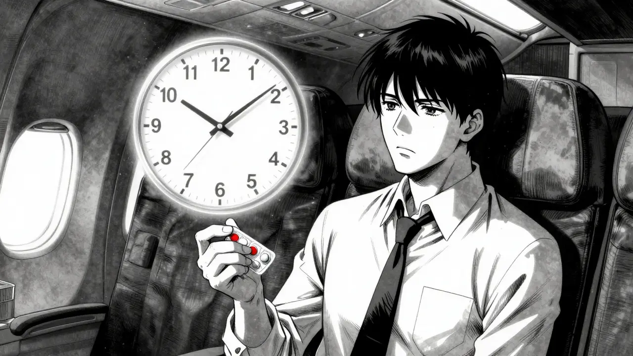 Jet Lag and Time-Released Medication Dosing across Time Zones: Why Immediate-Release Melatonin Works Better